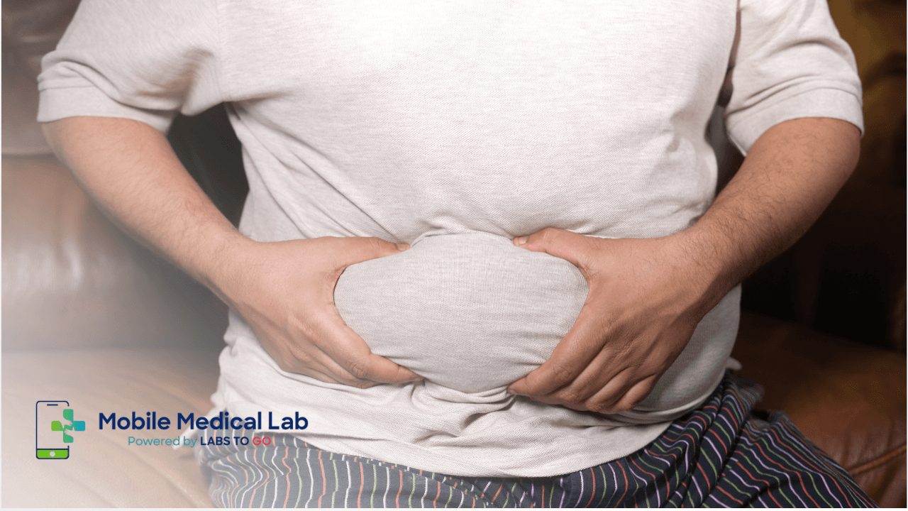 Woman holding her head in pain, representing frequent dizziness, headaches, and brain fog that may require diagnostic lab testing